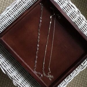 Dainty Silver Anklets